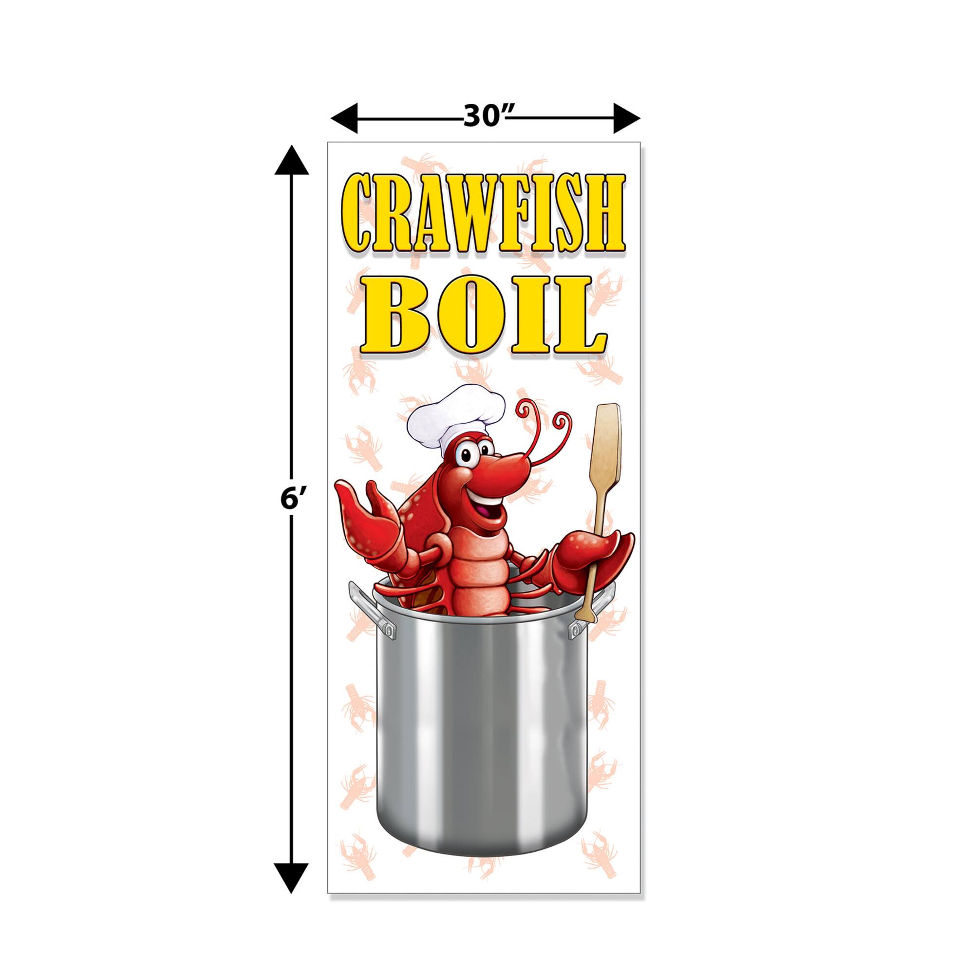 Beistle 30" x 6ft. Crawfish Boil Door Covers, 2ct.
